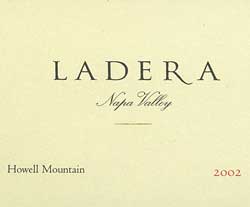Wine Label for Ladera Vineyards